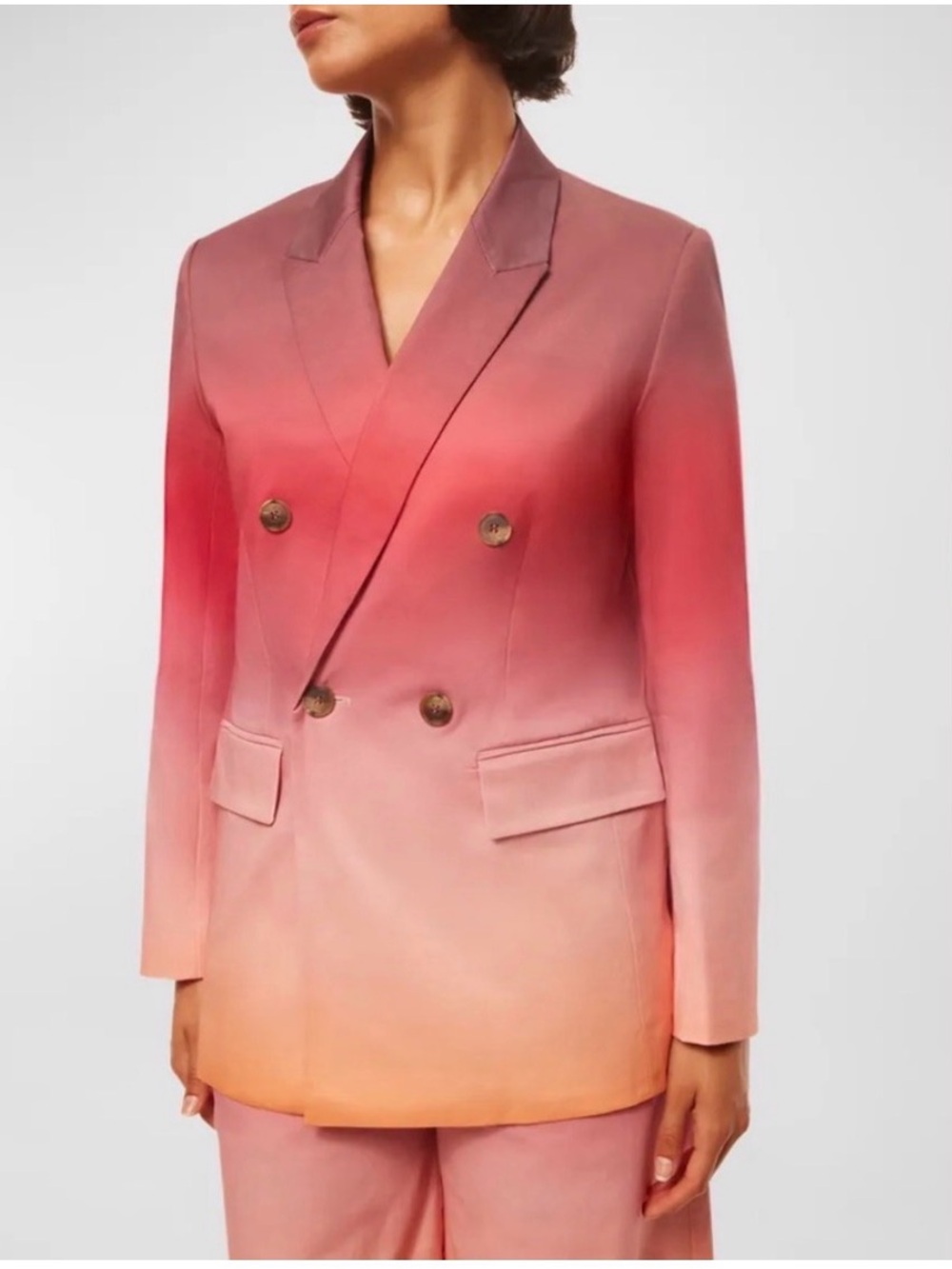 NWT Misa Los Angeles Viva Ombre Oversized Blazer XS